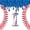 White Blue Red I, variant on jejeloiu Ice Cream Drip Monogram Y 7-Piece Twin Bedding Sets For Kids,Abstract Baseball Print Bedding Comforter Set For Boys,Reversible