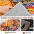 thumbnail image 3 of Bleum Cade Area Rugs for Living Room 5x7,Boho Sun Rugs, Washable Area Rugs for Bedroom,Low Pile Anti Slip Durable Carpet for Dining Room, 3 of 7