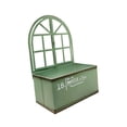 thumbnail image 3 of Maceta de pared de metal, soporte para flores, maceta decorativa vintage de hierro, cubo para Verde, 3 of 9