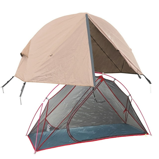Tente de Camping pour 1 Personne pour Lit de Camp, Tente Légère Résistante à l'Eau pour Camping en Plein Air, Randonnée avec Sac à Dos, Voyage