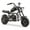 Black, variant on QEASET 49CC 2-Stroke Mini Bike,Gas Powered Dirt Bike,Off-Road Trail, with Big Headlight,Holiday Gifts