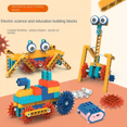 thumbnail image 2 of Electric Building Blocks Set for 6+ Year Old Kids, Gear Drive Creative Engineering Construction Assembly Toys for Boys Girls Gifts-116Pieces, 2 of 6