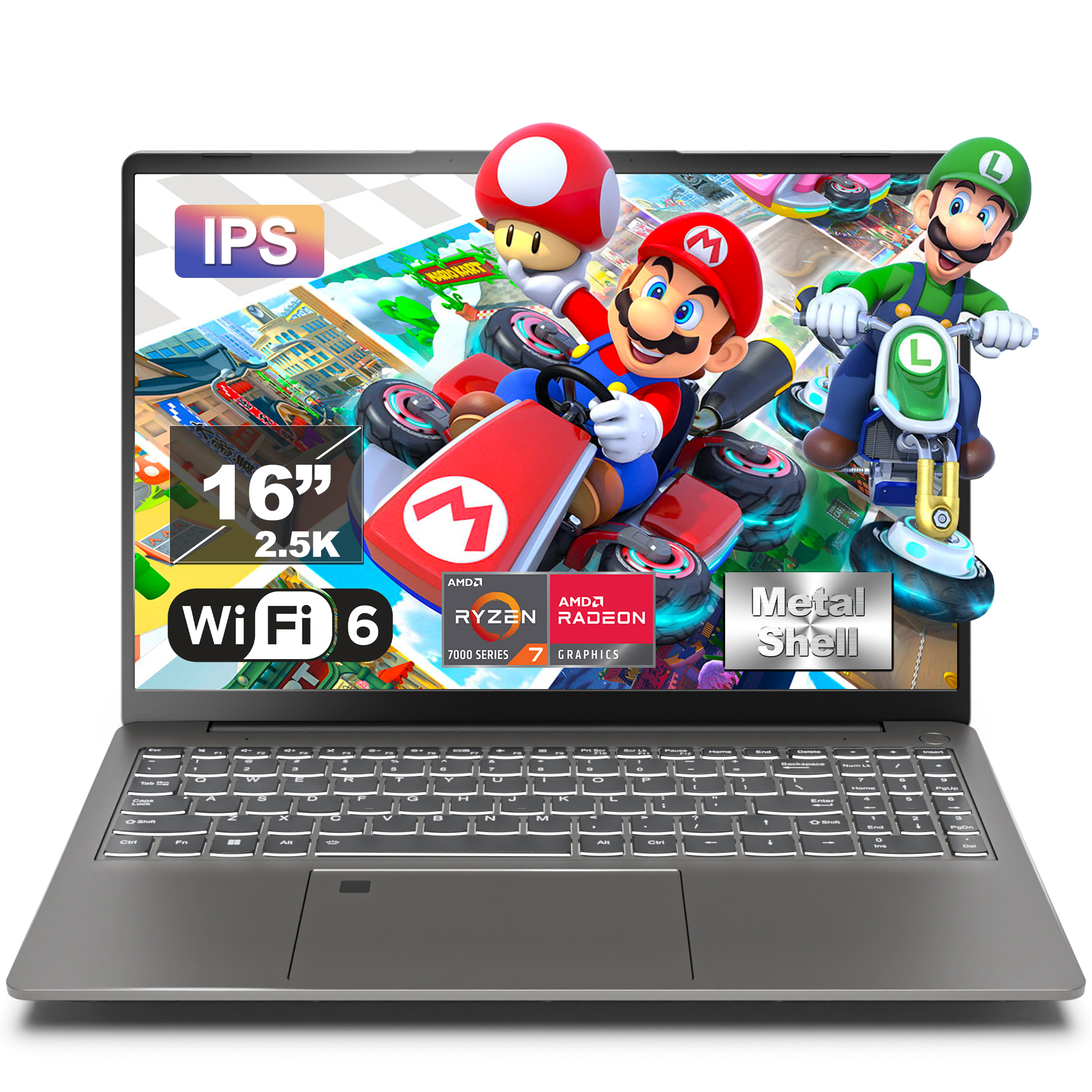 SANPTENT Gaming Laptop 16 inch - rated 3.9 stars from 27 reviews