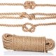 thumbnail image 1 of Cuerda de cáñamo 25 m 6 mm, 100% Yute Natural, 4 Capas de Cuerda Gruesa para Barcos, Barras de arañar de Animales, Manualidades, Embalaje de Regalo, jardinería y floristería, 1 of 4