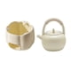thumbnail image 3 of Tetera con calentador, tetera de cerámica fácil de limpiar para hervir agua Beige con mango, 3 of 9