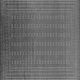 thumbnail image 1 of Ahgly Company Indoor Square Oriental Gray Industrial Area Rugs, 5' Square, 1 of 4