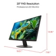 thumbnail image 2 of Monitor Sceptre Professional HDMI x2 de 20 pulgadas, 1600 x 900, 2 of 2