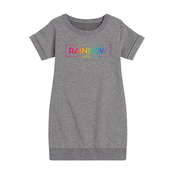 Rainbow High - Gradient Logo - Toddler And Youth Girls Fleece Dress