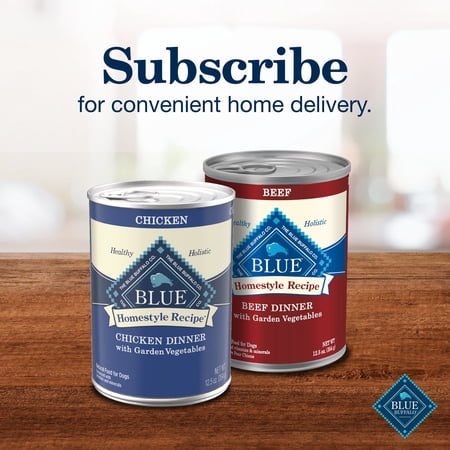 Blue Buffalo Homestyle Recipe Adult Wet Dog Food, Chicken and Beef, 12.5-oz. Can (6 Count) - Image 3