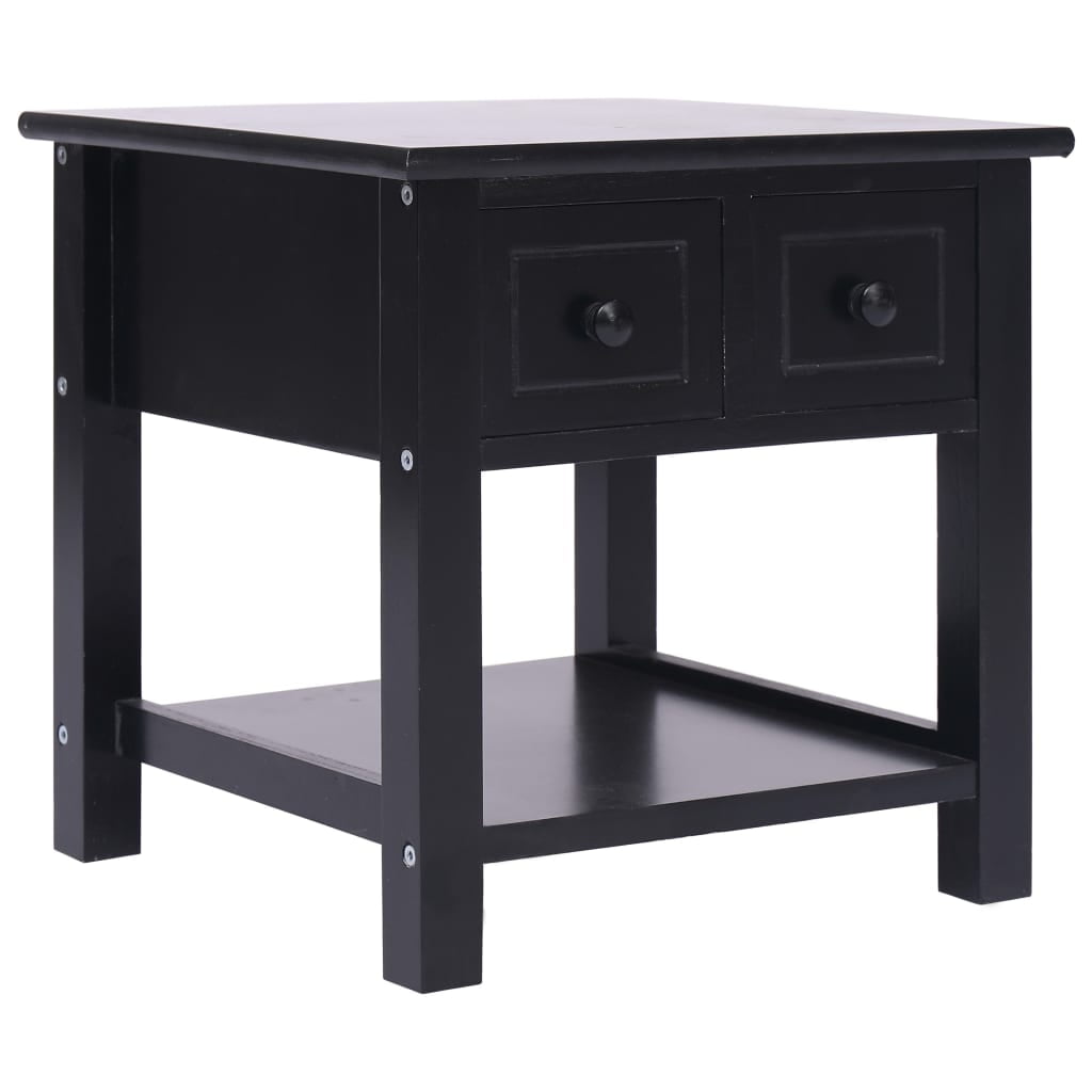 UBesGoo Modern Square Side End Table, Night Stands with Drawer and Storage Shelf for Bedroom
