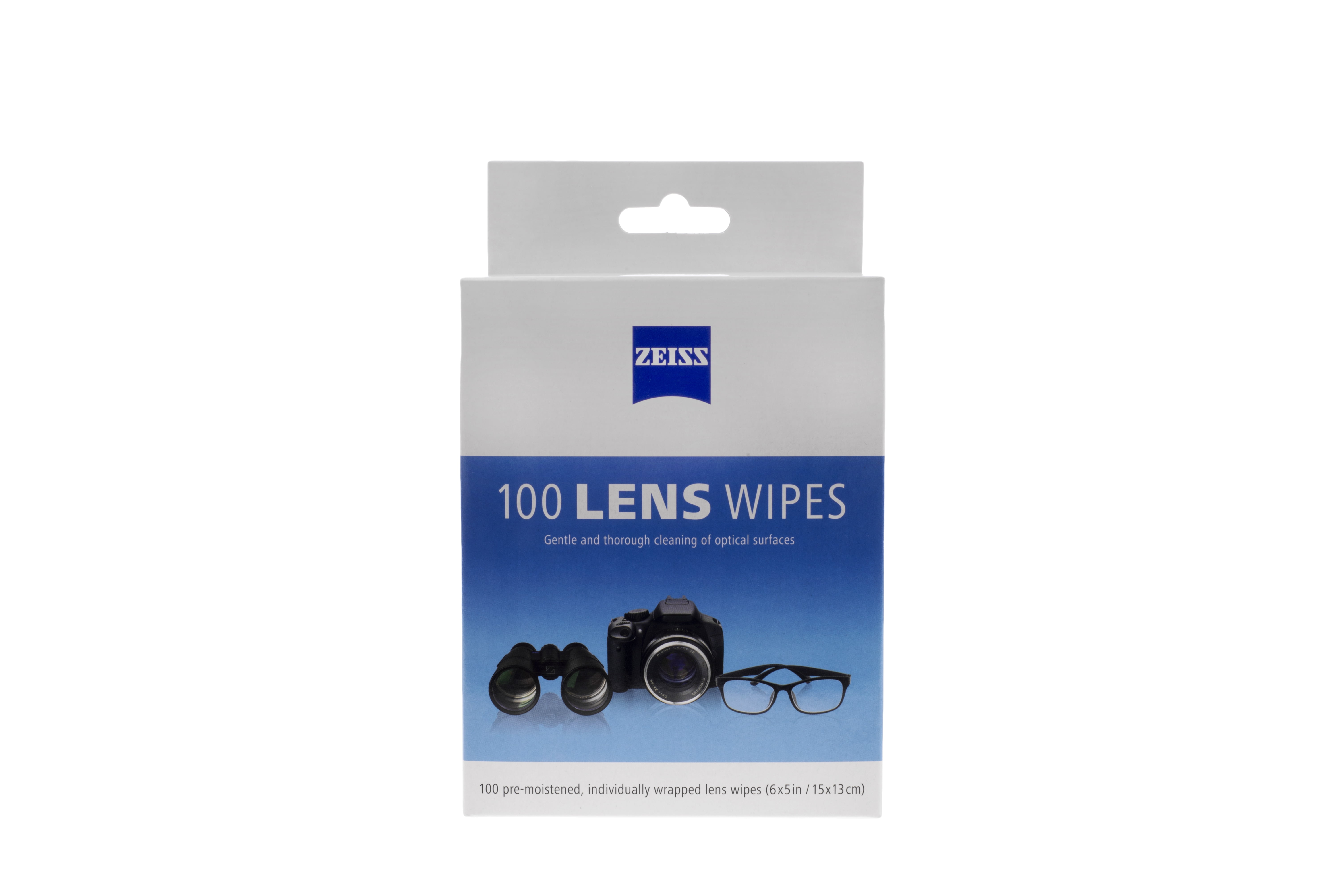 Zeiss Lens Wipes, 100 Glass Cleaning Wipes