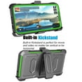 thumbnail image 2 of Galaxy S23 FE 5G Holster Case Belt Clip w/ [Built in Screen Protecotr],Takfox Rugged Shockproof Heavy Duty Locking Swivel Kickstand Full Body Hard Shell Cover for Samsung Galaxy S23 FE 5G 6.4"- Green, 2 of 5