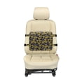 thumbnail image 4 of Spring Lumbar Pillow, Pattern with Flowers and Butterflies, Soft Back Cushion for Office Chairs with Adjustable Straps, 14" x 13", Yellow Dark Indigo, by Ambesonne, 4 of 7