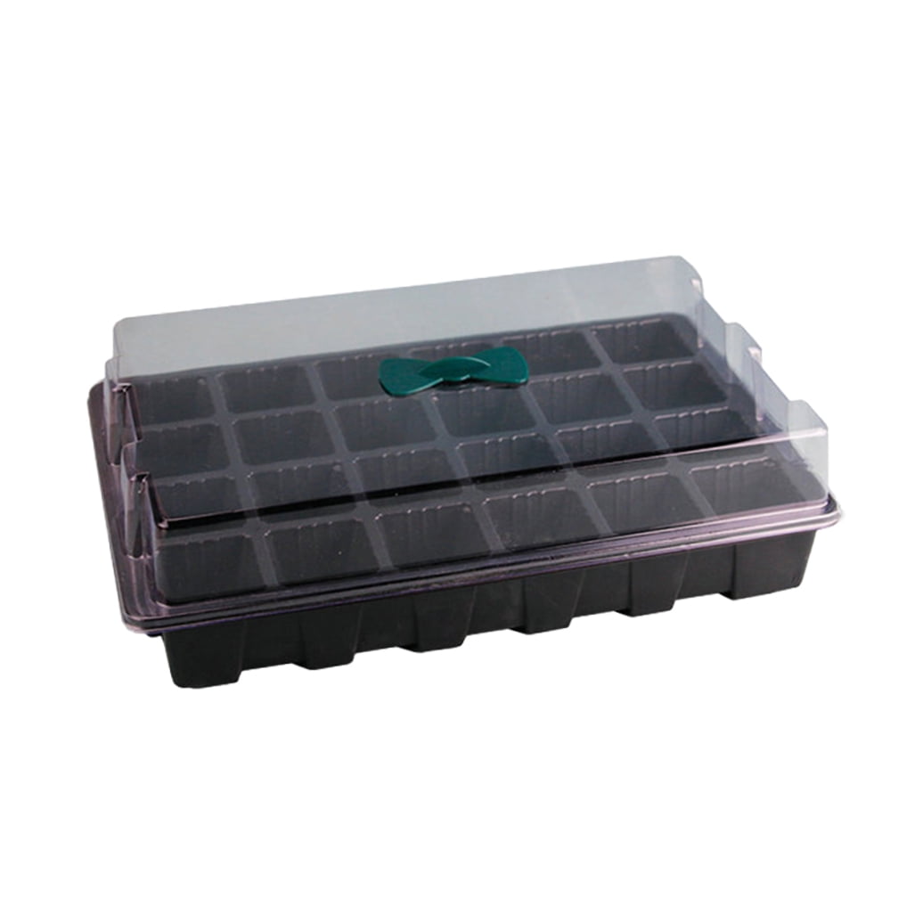 HONMEET Green Germination Propagation Trays 2-Pack Seed Starter Kit for Plant Growing and Cultivation