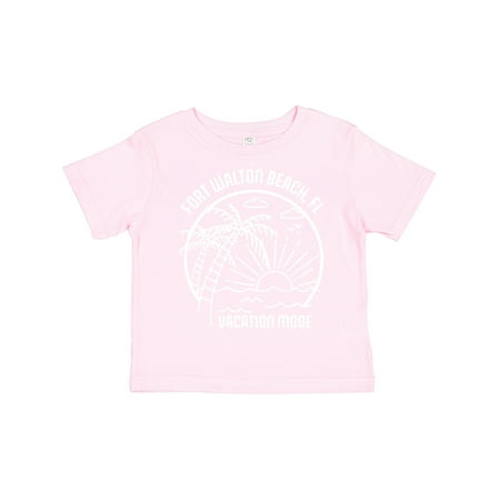 

Inktastic Summer Vacation Mode Fort Walton Beach Florida Gift Toddler Boy or Toddler Girl T-Shirt