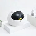 thumbnail image 5 of Lindo mini gato bote de basura de escritorio con tapa pequeño bote de basura oficina bote de basura de plástico para tocador de baño, escritorio, oficina, 5 of 5