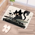 thumbnail image 5 of Turntable Non-Slip Polyester Bath Rug, Machine Washable Area Rugs for Bathroom and Chair Rug, 5 of 6