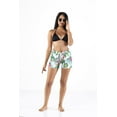 thumbnail image 5 of Women’s Solid Bright Colored Quick Dry Swim Trunks, Swimwear, Bathing Suits, Swimming Shorts for Women, Tropical White, Large, 5 of 7