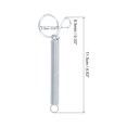 thumbnail image 2 of Unique Bargains Crochet de Porte de Cage 4,5 Pieds, 4 Pcs Crochet à Ressort Élastique en Acier Inoxydable, Argent, 2 of 6
