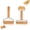 2PCS-A-B, variant on Small Wooden Rolling Pin for Dough Mini Dough Roller with Double Handles Non Stick Pizza Rolling Pin for Baking Pastry Tortilla Cookie Dumpling(2PCS)