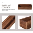 thumbnail image 3 of Homoyoyo 1 Set Rectangular Wood Planter Pot for Balcony and Patio Garden Lovers, 3 of 7