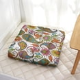 thumbnail image 4 of Paisley Floor Cushion for Meditation and Sitting, Boho Style Pillow for Indoor and Outdoor Floor Seating 22 x 22, 4 of 7