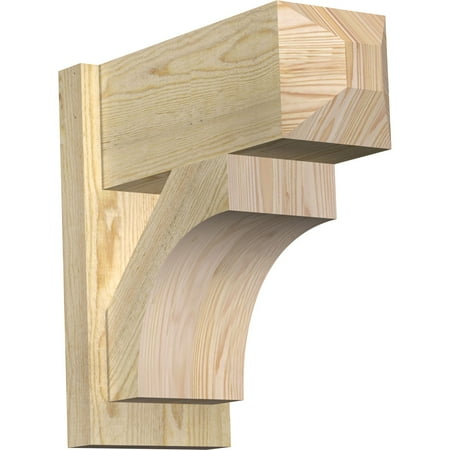 

8 W x 18 D x 18 H Westlake Rough Sawn Craftsman Outlooker Douglas Fir