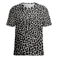 thumbnail image 5 of Leopard Print Pattern T Shirts Basic T-Shirt Short Sleeve Ladies Tee Shirt Summer Graphic Clothing, 5 of 6