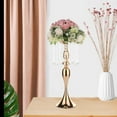 thumbnail image 4 of Elegante Portavelas para Decoración de Mesa en Bodas y Eventos Especiales Dorado, 4 of 8