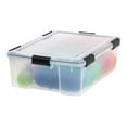 thumbnail image 3 of IRIS 41.2 Quart WeatherPro™ Storage Container Box Bin with Seal Latching Lid, Clear, 3 of 7