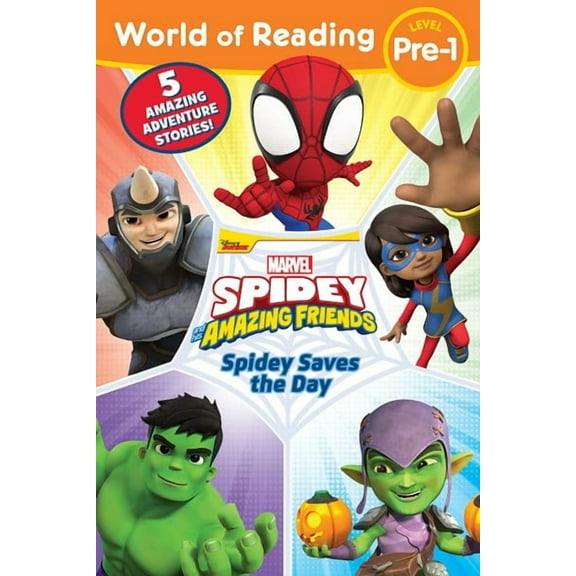 World of Reading: Spidey Saves the Day: Spidey and His Amazing Friends (Paperback)