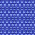 thumbnail image 1 of Ahgly Company Machine Washable Indoor Square Transitional Blue Ribbon Blue Area Rugs, 5' Square, 1 of 7