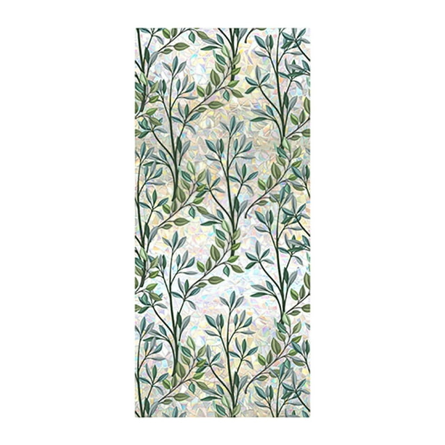 Película de Privacidad de La Ventana Pegatina de Vidrio Aislamiento Térmico Reutilizable Práctica PVC Ven Graves Hojas para Sala de Oficina