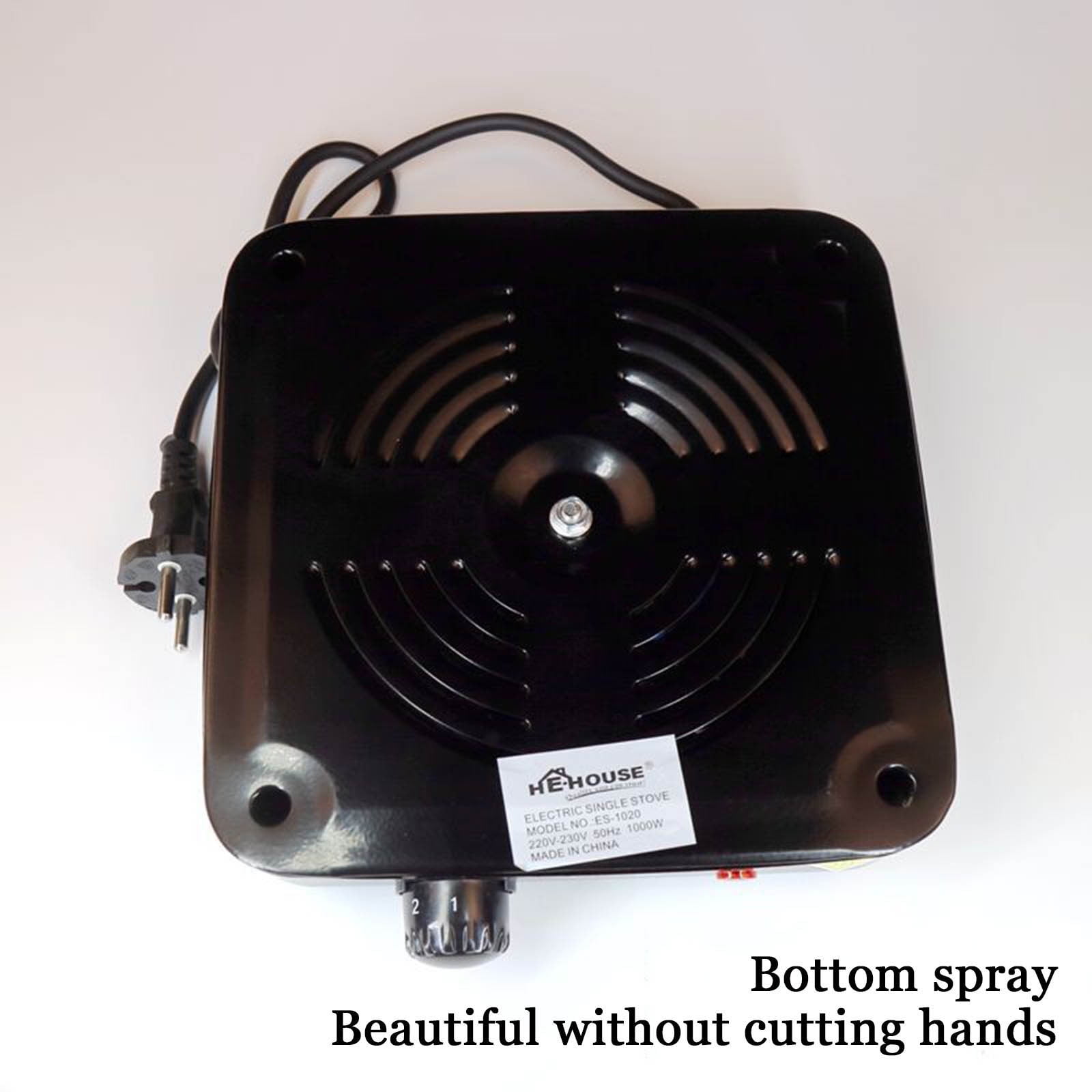 Cadorn 220V - 230V Black Multifunctional Electric Stove for Heating & More