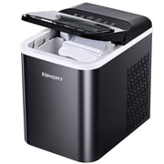 EUHOMY 35lbs/24H Nugget Ice Maker Countertop, Pebble Ice Maker Machine with Auto-Cleaning, Black