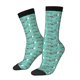 thumbnail image 1 of Balery Great White Shark Calcetas Largas con Estampado para Hombre y Mujer – Suaves y Transpirables, Talla Única (US 5-11), 1 of 6