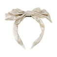 thumbnail image 4 of Unique Bargains 1 Pc Bow Wide Headbands for Women Champagne, 4 of 6