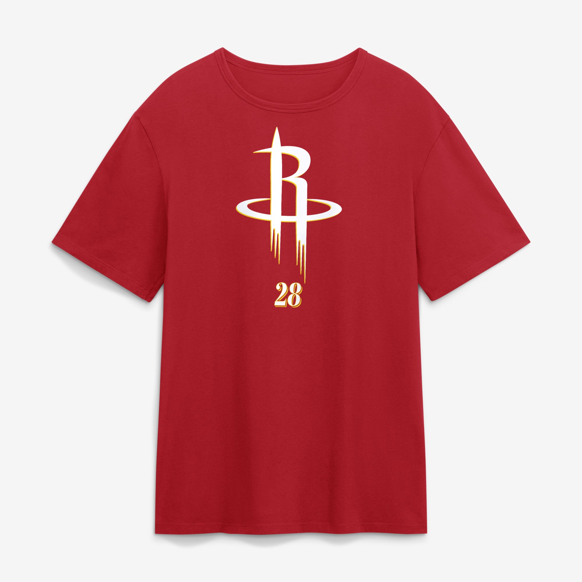 Men's Alperen -eng-n Red Houston Rockets In the Paint Legacy T-Shirt