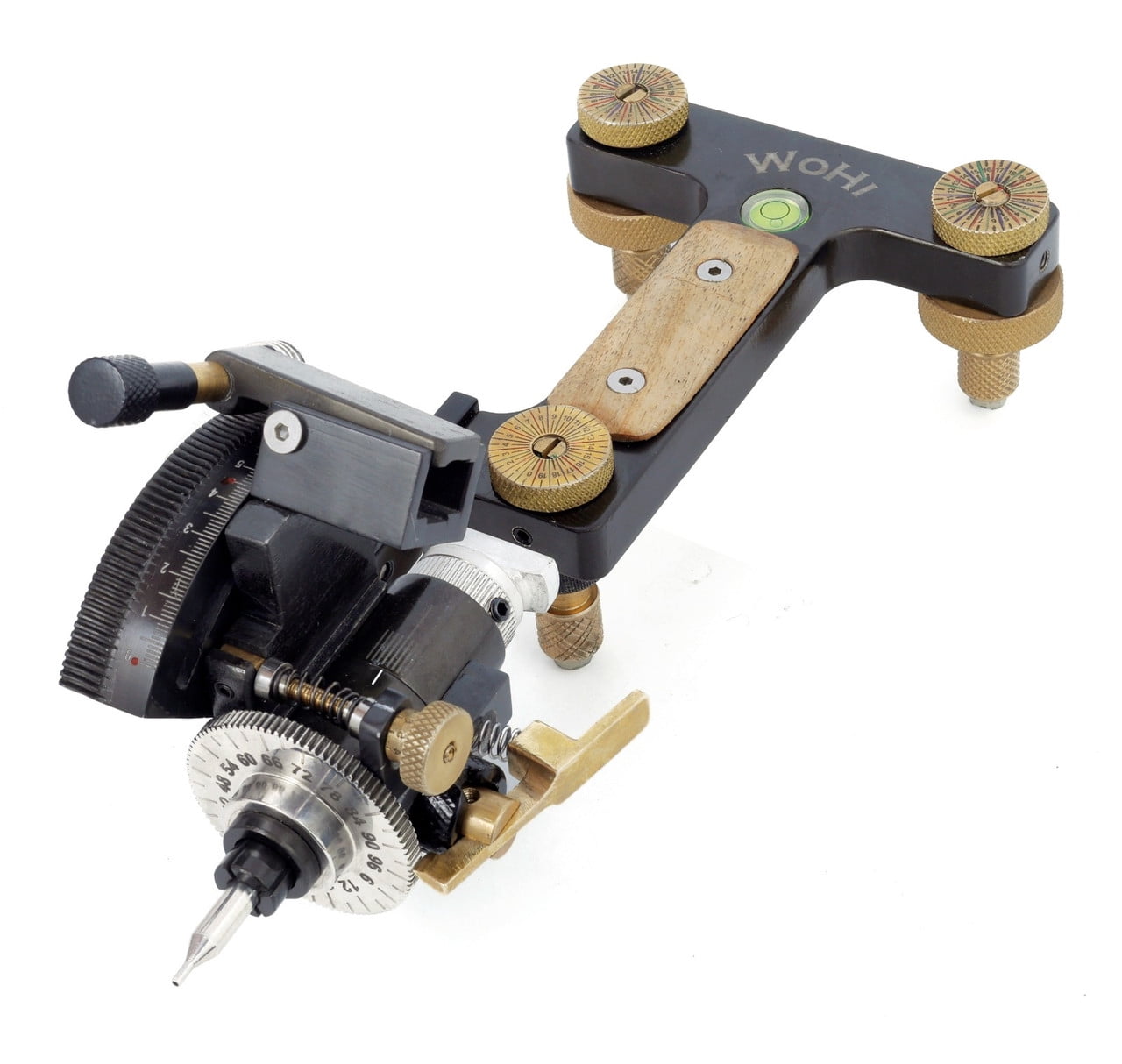 Wohi Gemstone Advanced Faceting Machine for Lapidary Artists with Worm Screw for Degree Adjustment