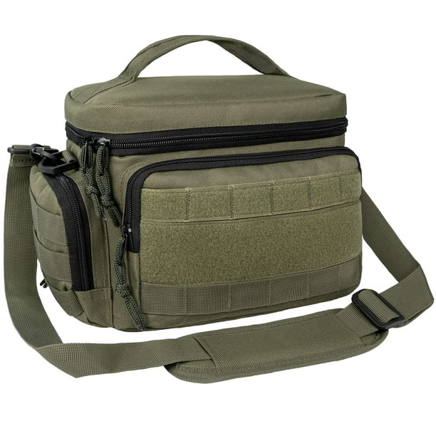 Lonchera Opux Tactical con aislamiento para hombre y adulto, color oliva