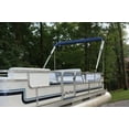 thumbnail image 2 of Vortex Royal Blue Pontoon/Deck Boat 4 Bow Bimini Top 8'Lx79-84"Wx54"H, Complete Kit, 2 of 6