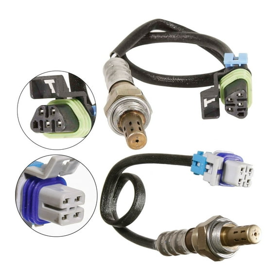 Maxfavor 2X O2 Oxygen Sensor for 2002 Chevrolet Silverado 1500 HD 6.0L Left Side Upstream Downstream