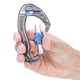 thumbnail image 5 of Clip De Mosquetón De Escalada Con Bloqueo De 25KN, Clip De Puerta De Tornillo De Aluminio Forjado Térmicamente Con Parte Superior De Polea Para Escalada, 5 of 7