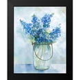 thumbnail image 2 of Nan 12x14 Black Modern Framed Museum Art Print Titled - Bluebonnets II, 2 of 5