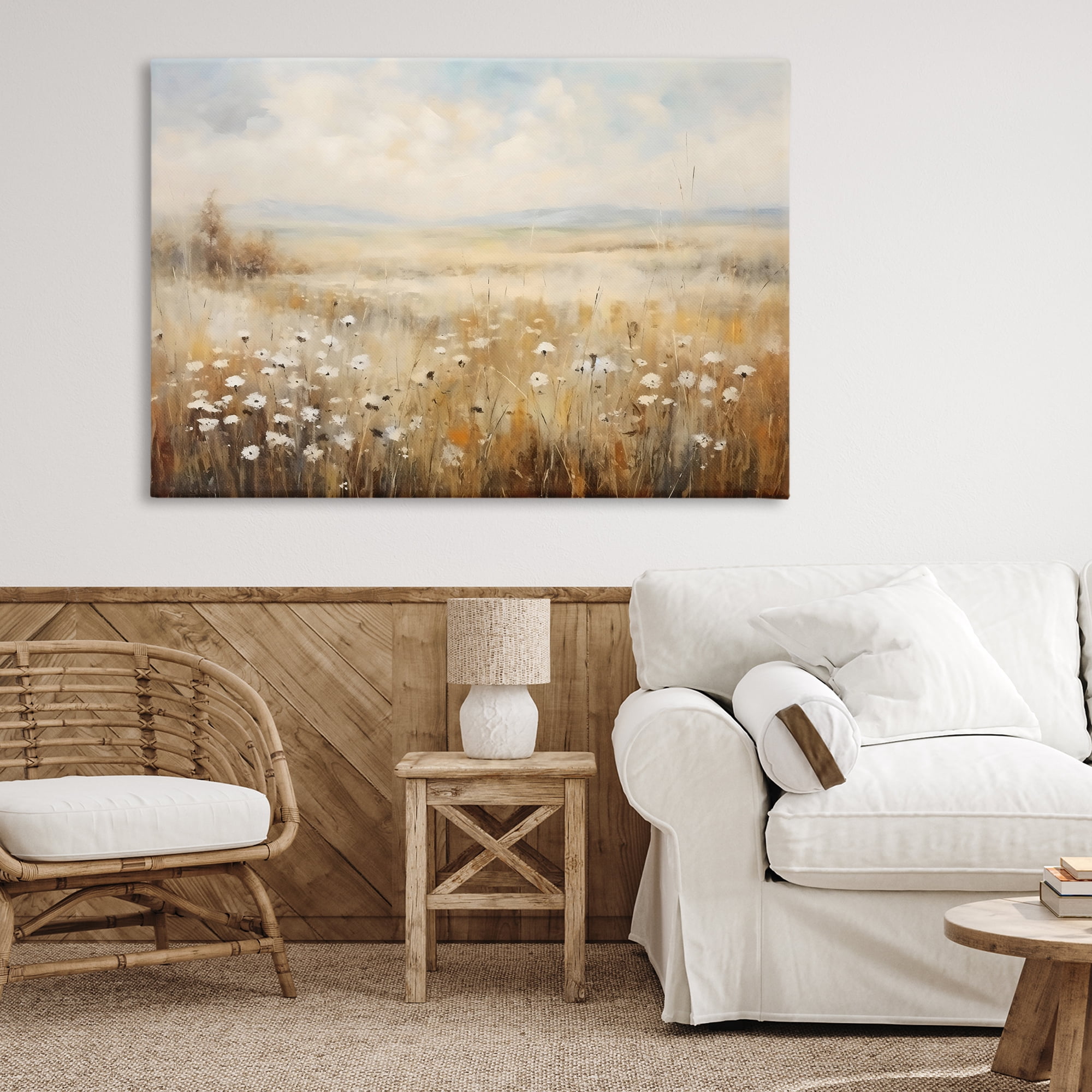 Stupell Industries Neutral Land Calmness Canvas Wall Art, design by Creative Studio