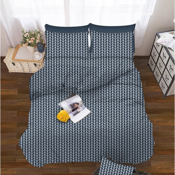 Super Soft 1500 TC Sheet set , Full Navy Blue