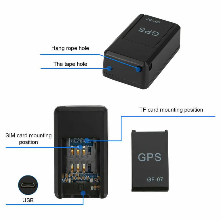 Mini Real Time Car GSM/GPRS Tracking Device - Walmart.com