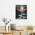 thumbnail image 2 of Patifu Moon Wall Decor Canvas Art for Living Room Bedroom Office 12x16 in, 2 of 5