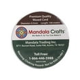 thumbnail image 4 of Mandala Crafts 0.5mm 109 Yards Jewelry Making Crafting Beading Macramé Waxed Cotton Cord Thread (Greige Gray), 4 of 4