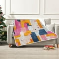 thumbnail image 7 of Yayeee Throw Blanket for Couch Soft Warm 50" x 60" Sofa Chair Bed Decoration, Art Geometric, 7 of 7